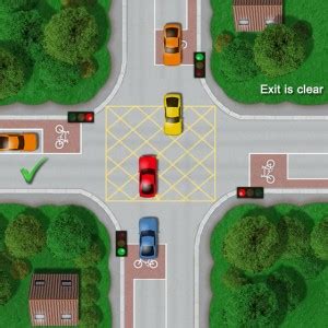 junction box traffic intersection|box junction turning right.